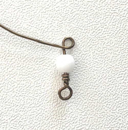 Kristal Wick's My Kind of Valentine Necklace - , Contemporary Wire Jewelry, Coiling, Coiling Wire, Wire Coiling, Wire Wrapping, Wrapping, Wire Wrapping Jewelry, Make a simple loop